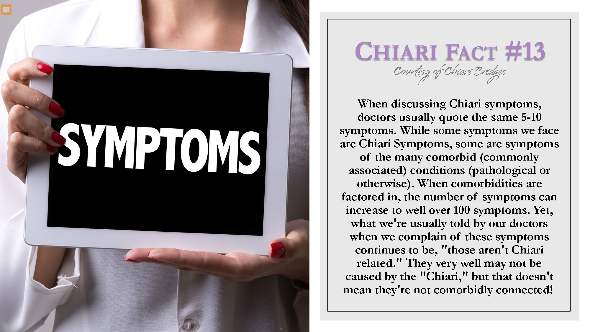 Chiari Fact #13