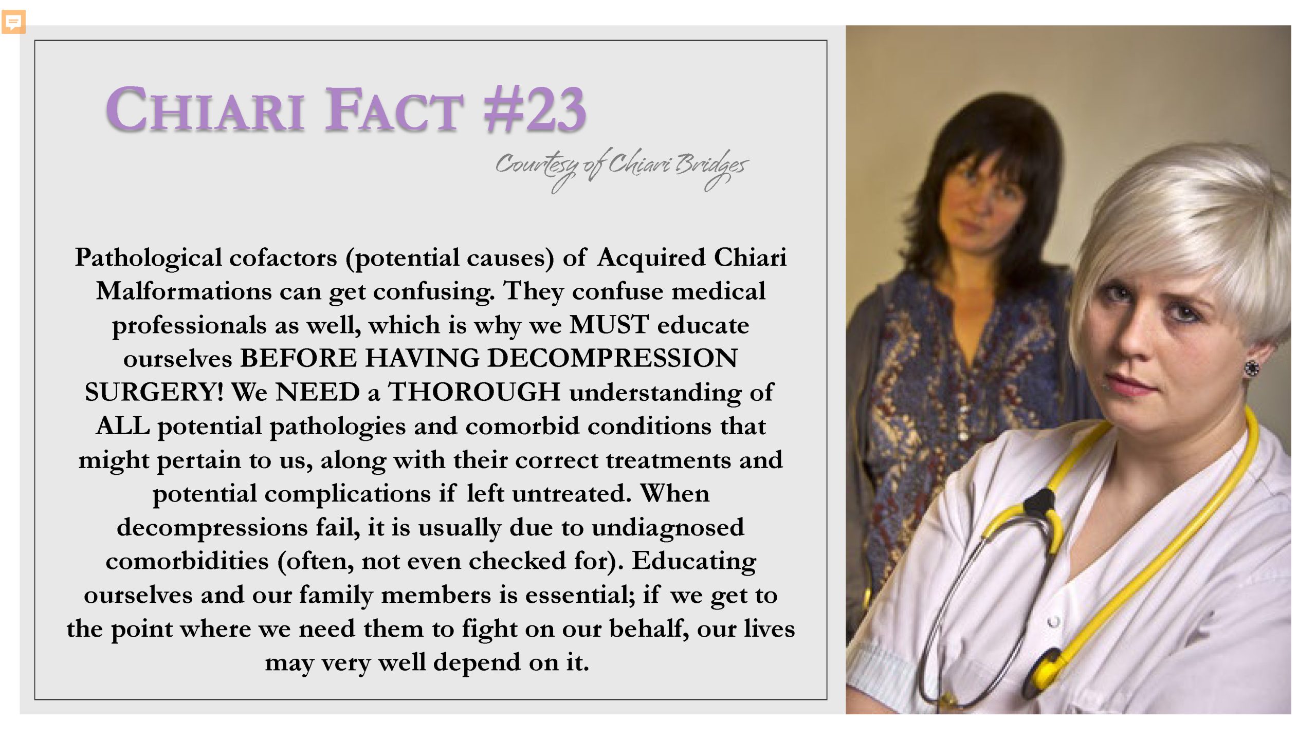 Chiari Fact #23