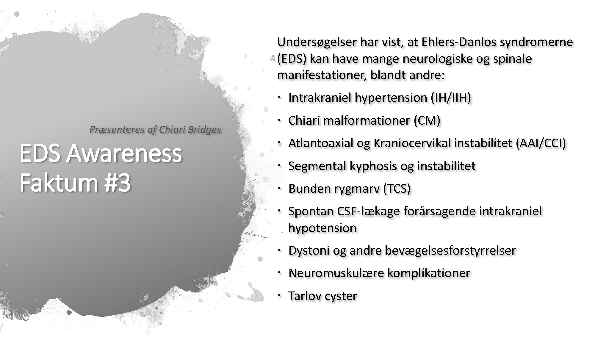 EDS Awareness Faktum #3