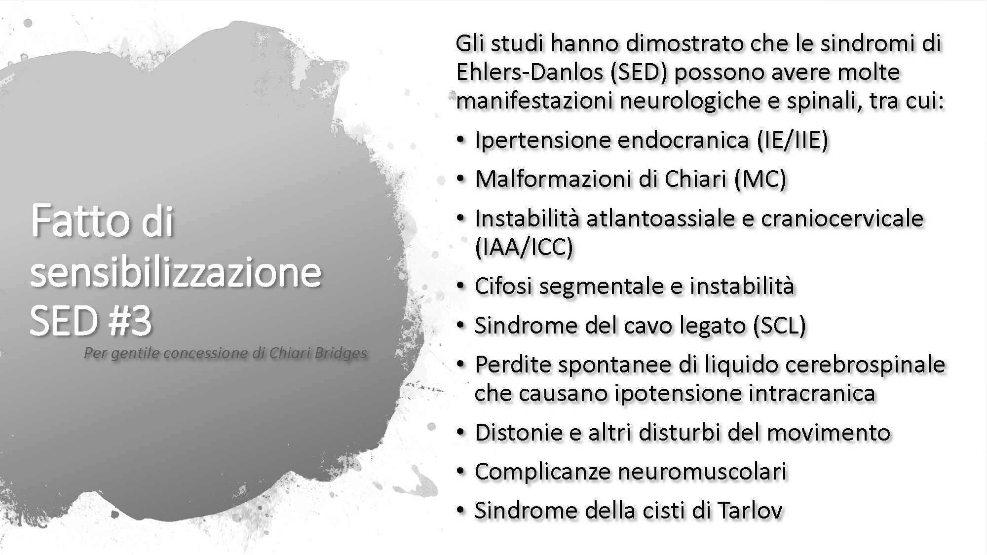 Fatto di sensibilizzazione SED #3