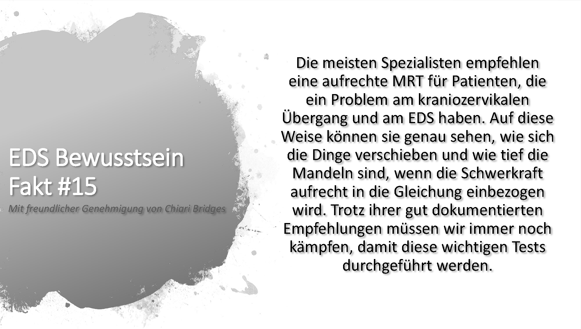 EDS Bewusstsein Fakt #15
