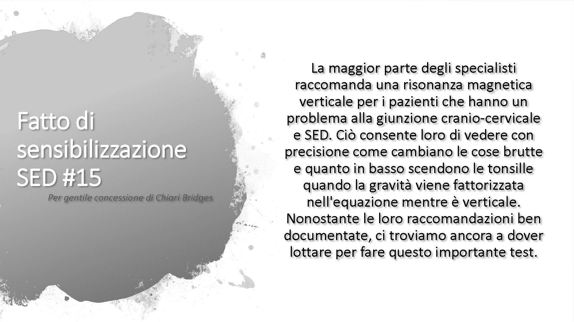 Fatto di sensibilizzazione SED #15